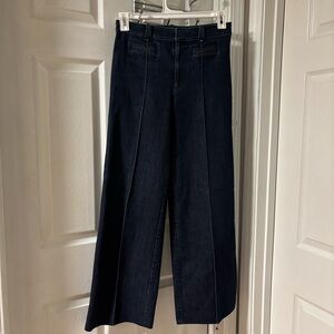 LOFT Dark Blue Y2K Flare Trouser Jeans
